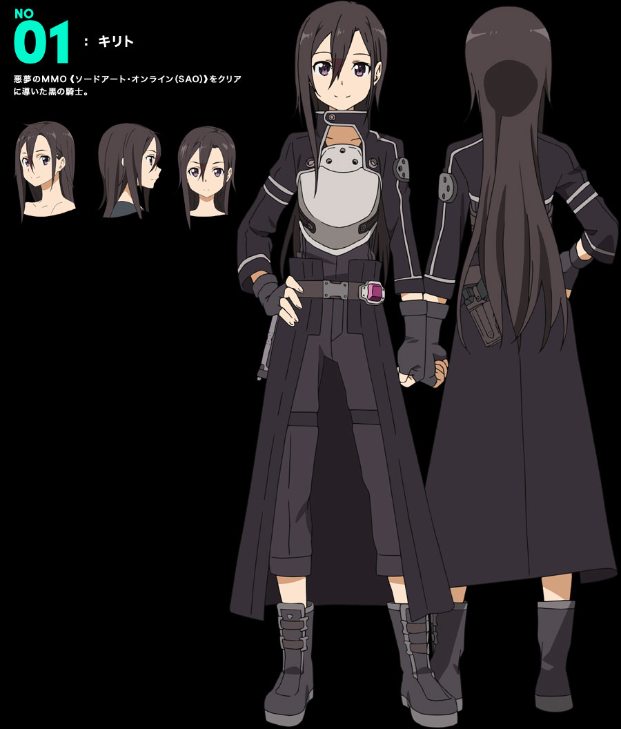 Sword-Art-Online Season 2 Character Design Kirito