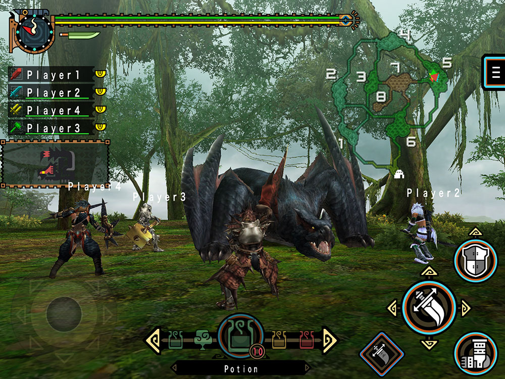 Monster Hunter Freedom Unite IOS Screen 1