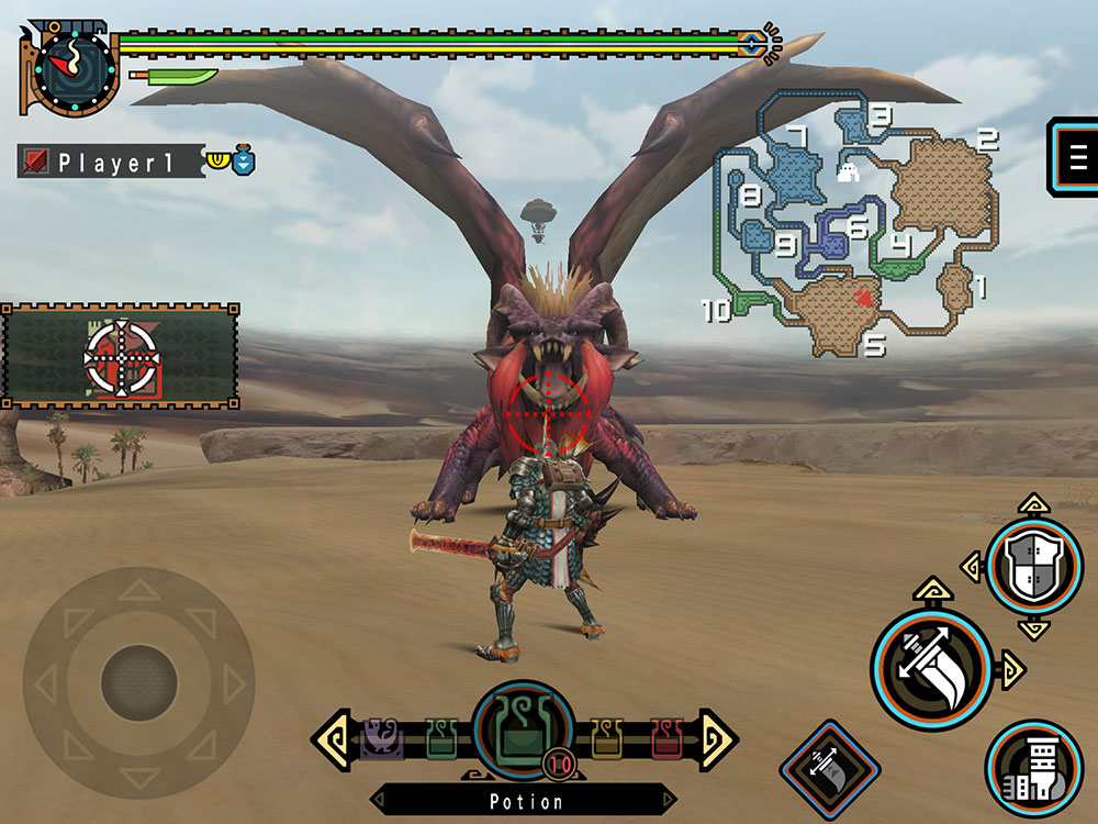 Monster Hunter Freedom Unite IOS Screen 6