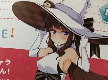New-Game!s-Hifumi-as-a-Busty-Sorceress-in-Promotion-for-Kirara-Fantasia