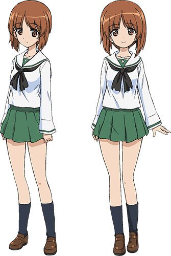 Girls-und-Panzer-Character-Designs-Miho-Nishizumi